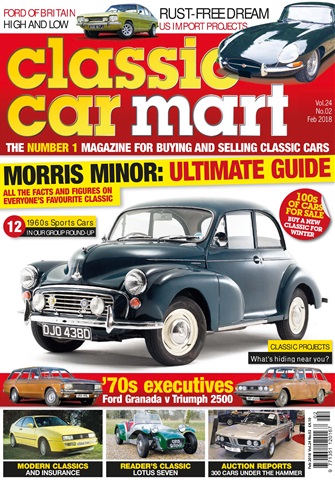 Classic Car Mart issue Febuary 2018