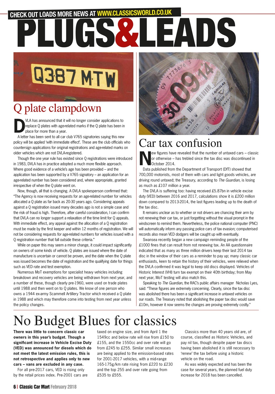 Classic Car Mart Preview Pages