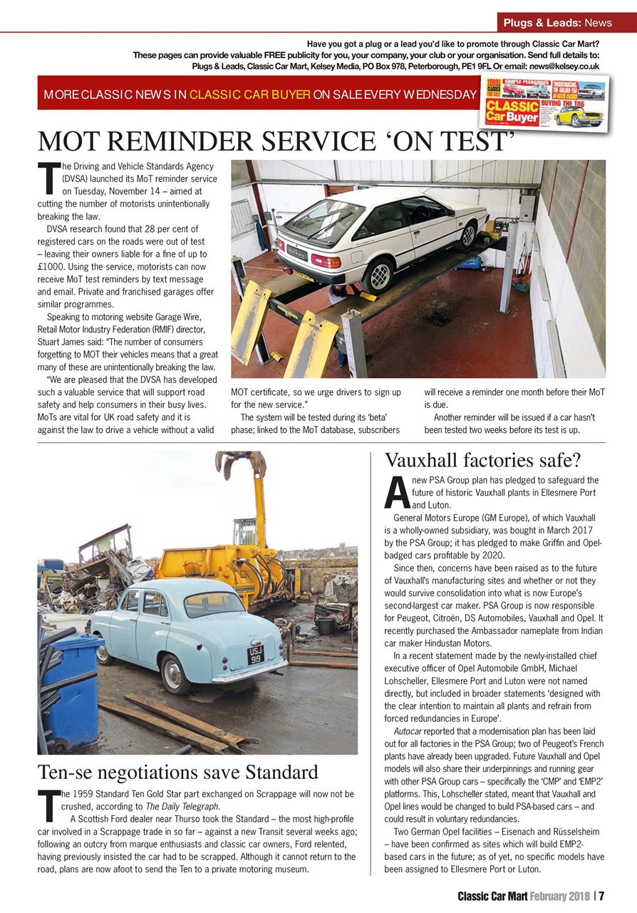 Classic Car Mart Preview Pages