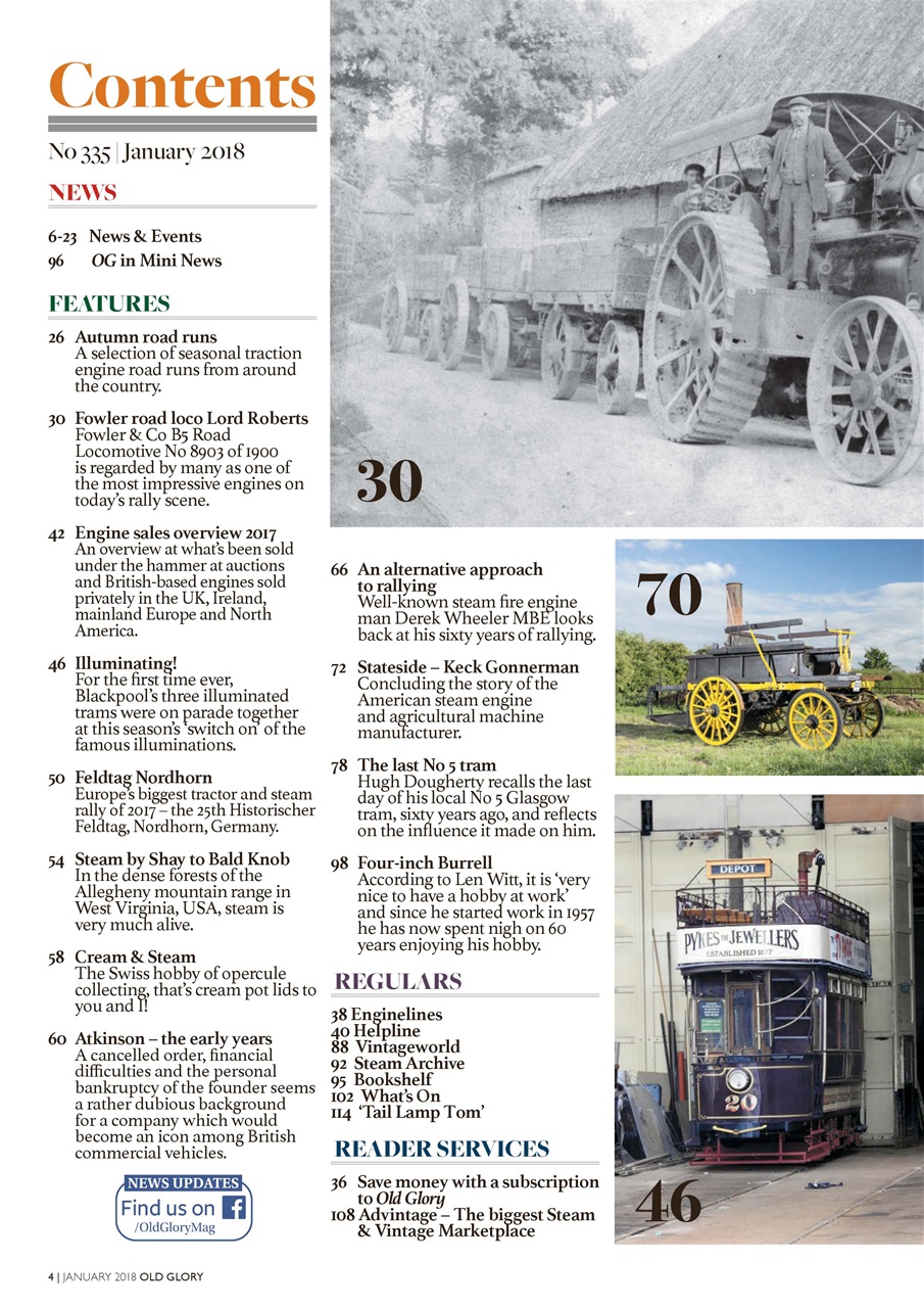 Old Glory Magazine Preview Pages