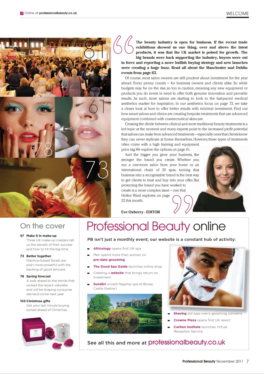 Professional Beauty Preview Pages