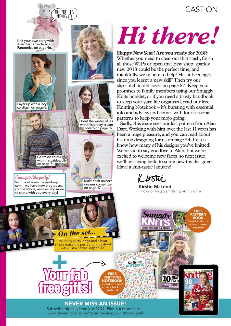 Simply Knitting Preview Pages