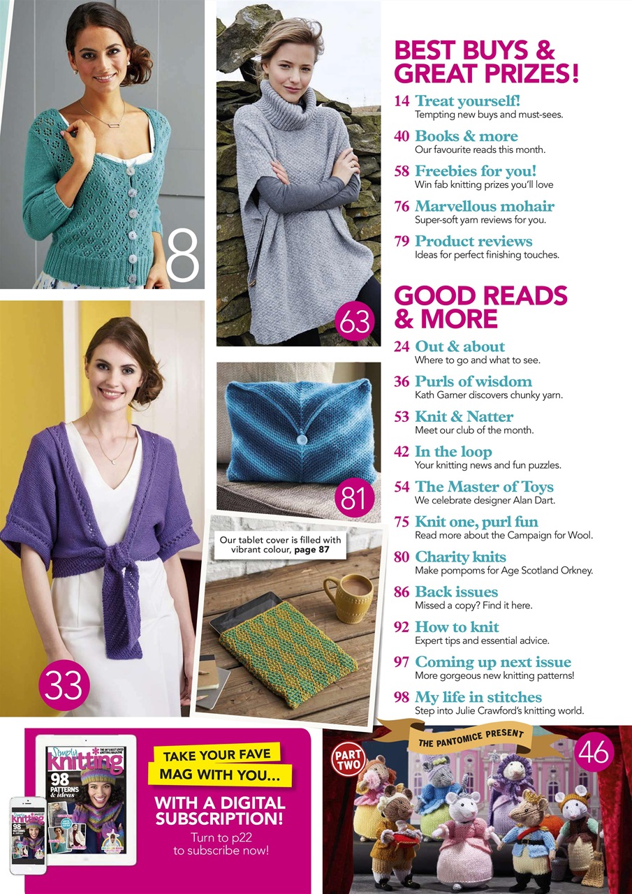 Simply Knitting Preview Pages