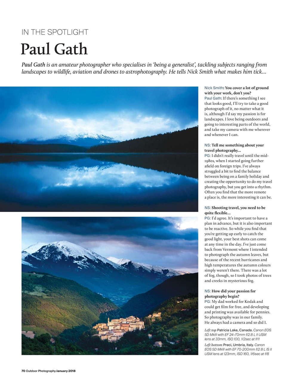 Outdoor Photography Preview Pages