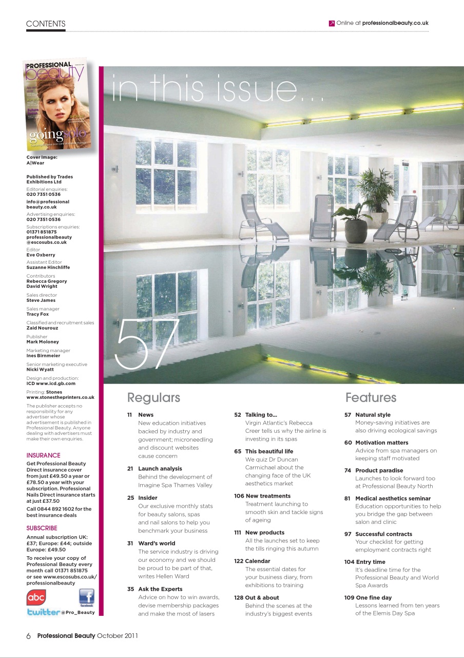 Professional Beauty Preview Pages