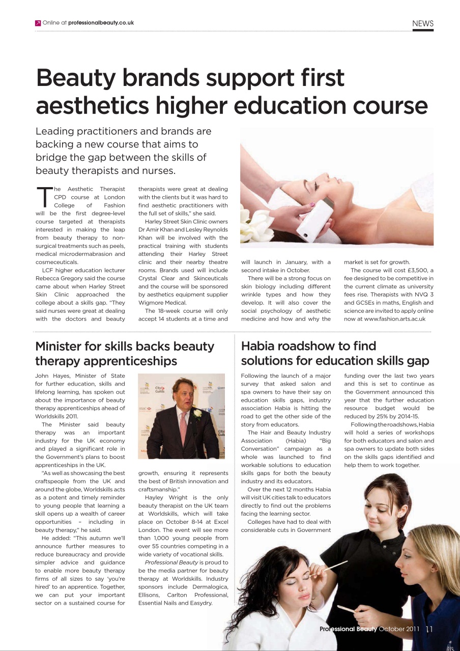 Professional Beauty Preview Pages