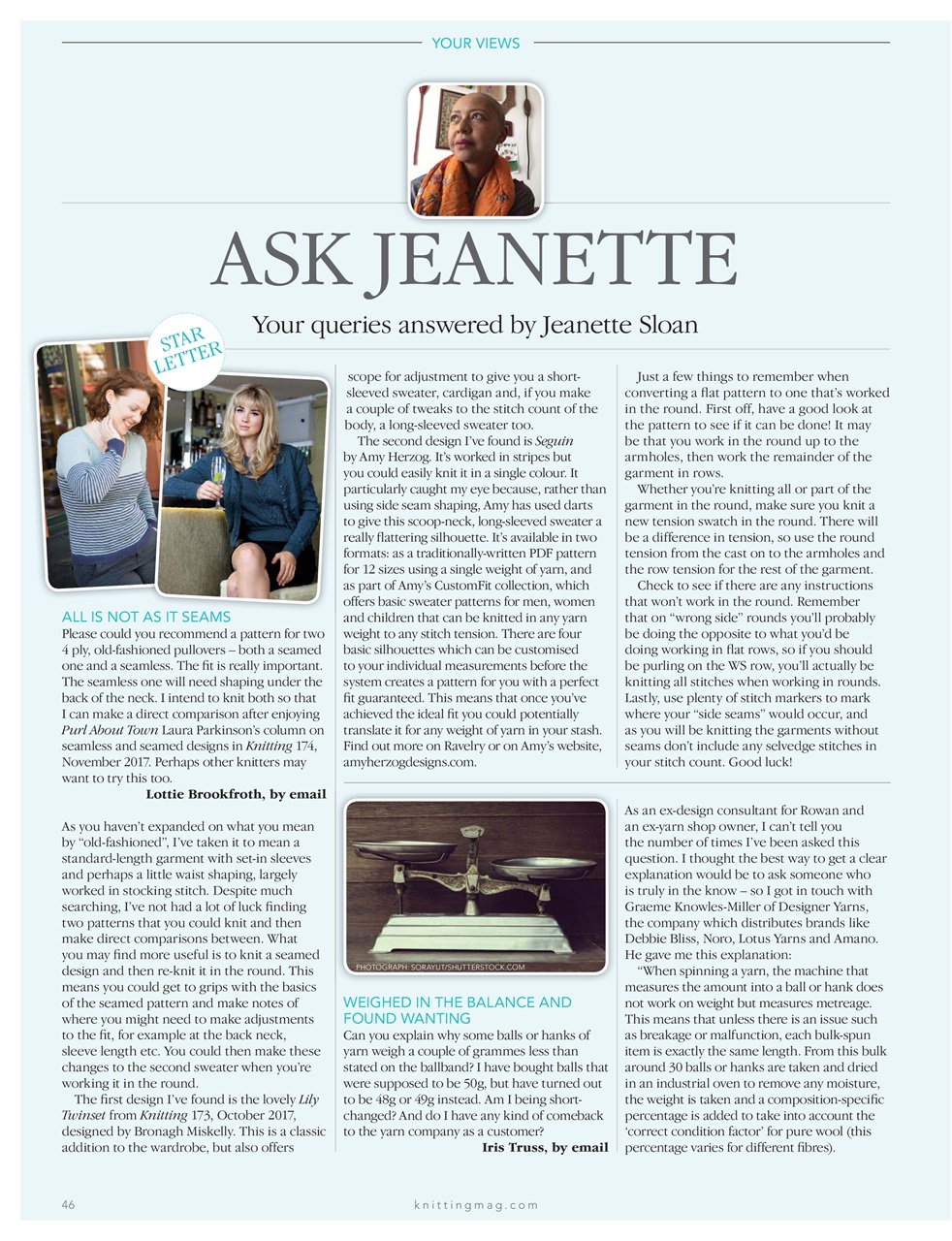 Knitting Preview Pages