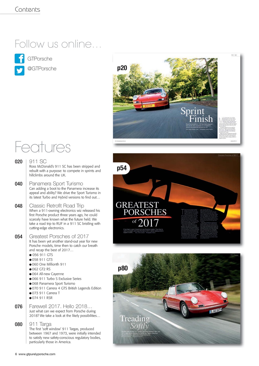 GT Porsche Preview Pages