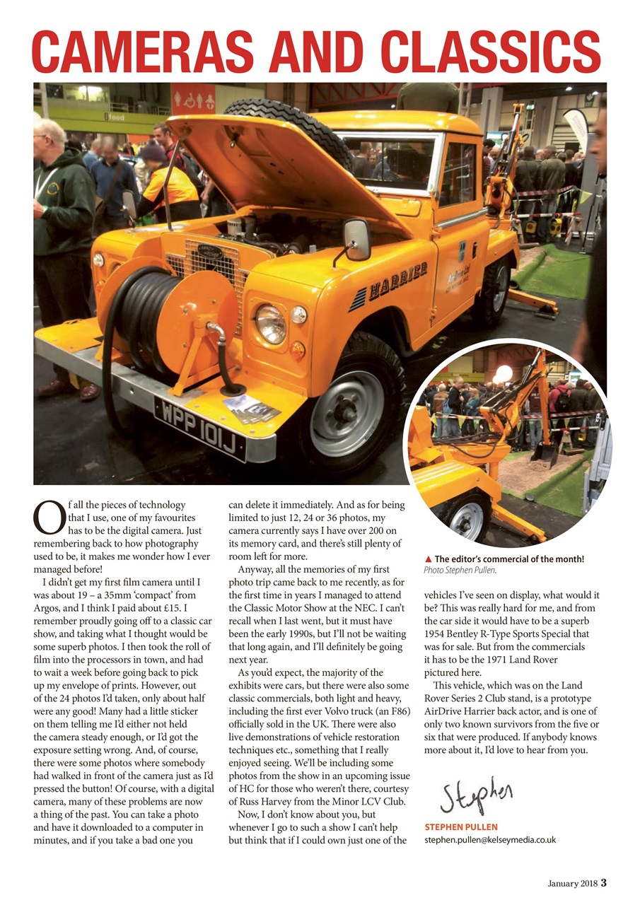 Heritage Commercials Magazine Preview Pages