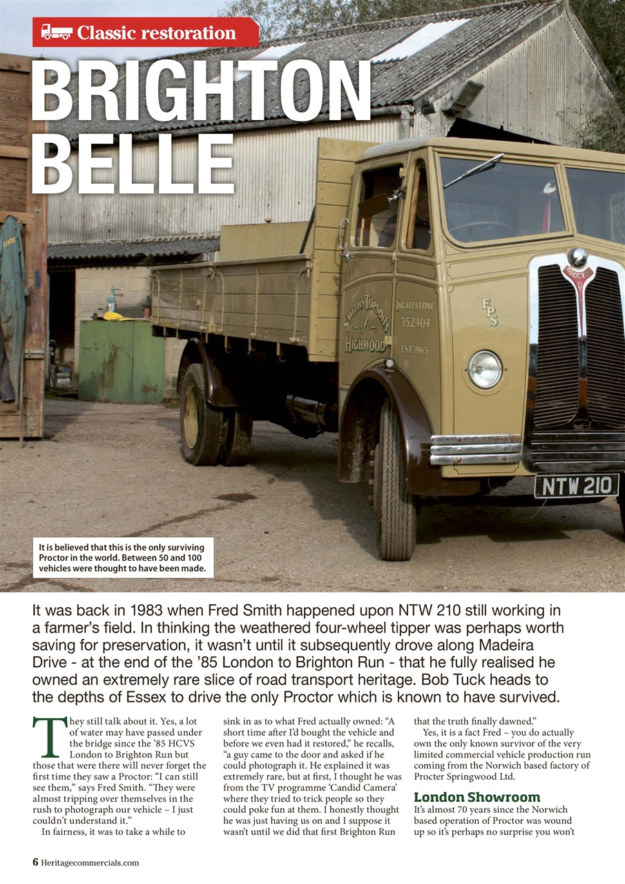 Heritage Commercials Magazine Preview Pages