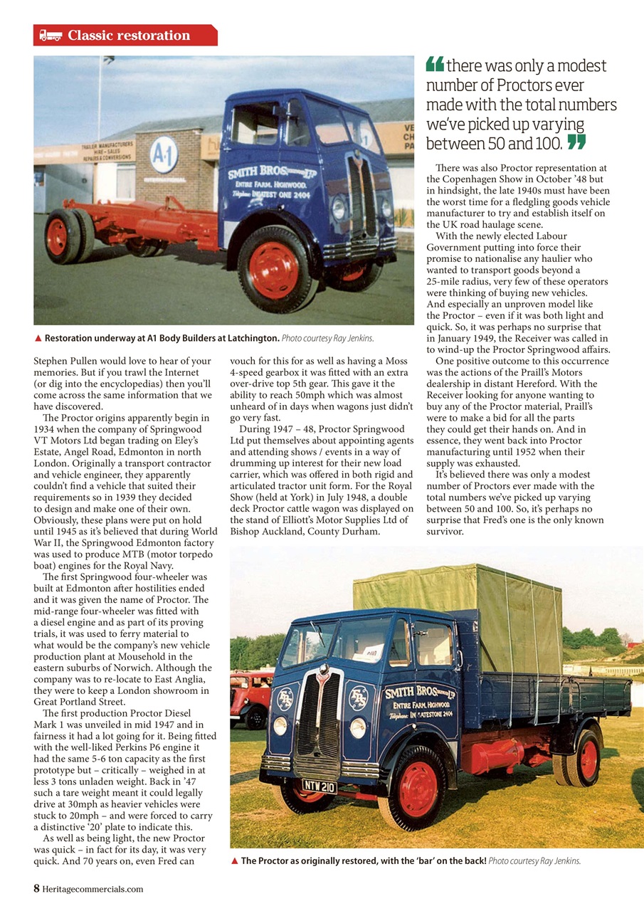 Heritage Commercials Magazine Preview Pages