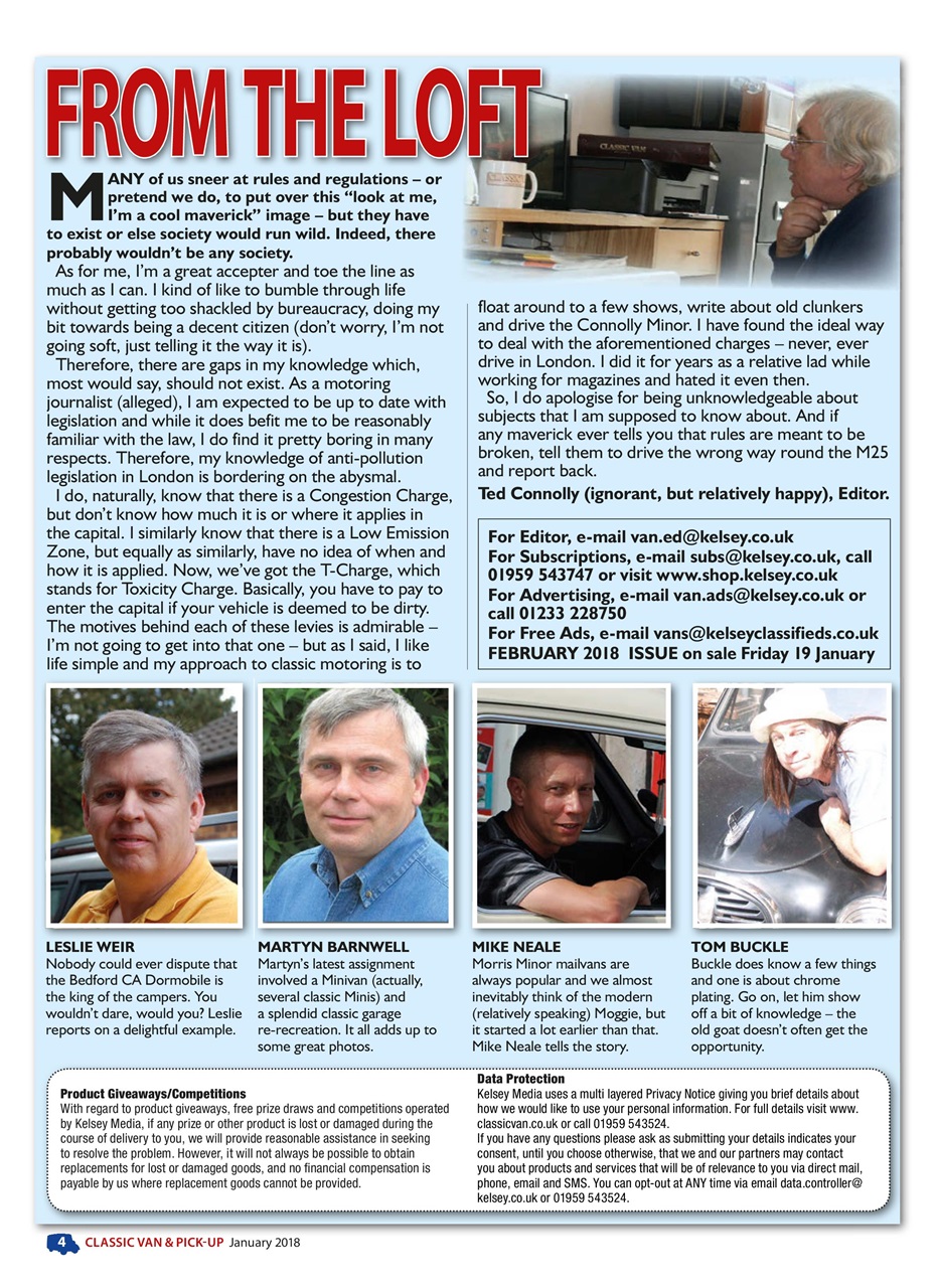 Classic Van & Pick-up Preview Pages