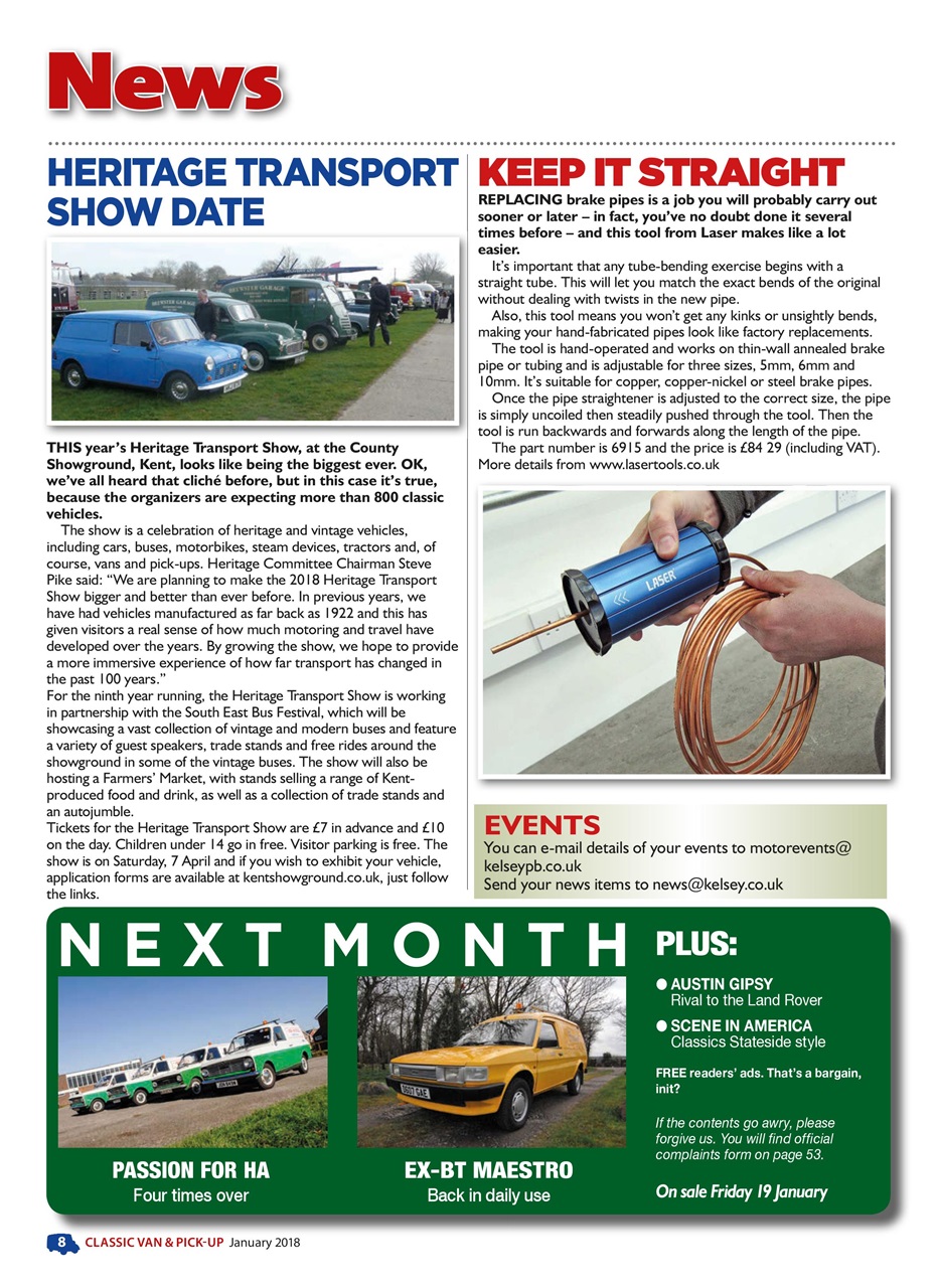 Classic Van & Pick-up Preview Pages