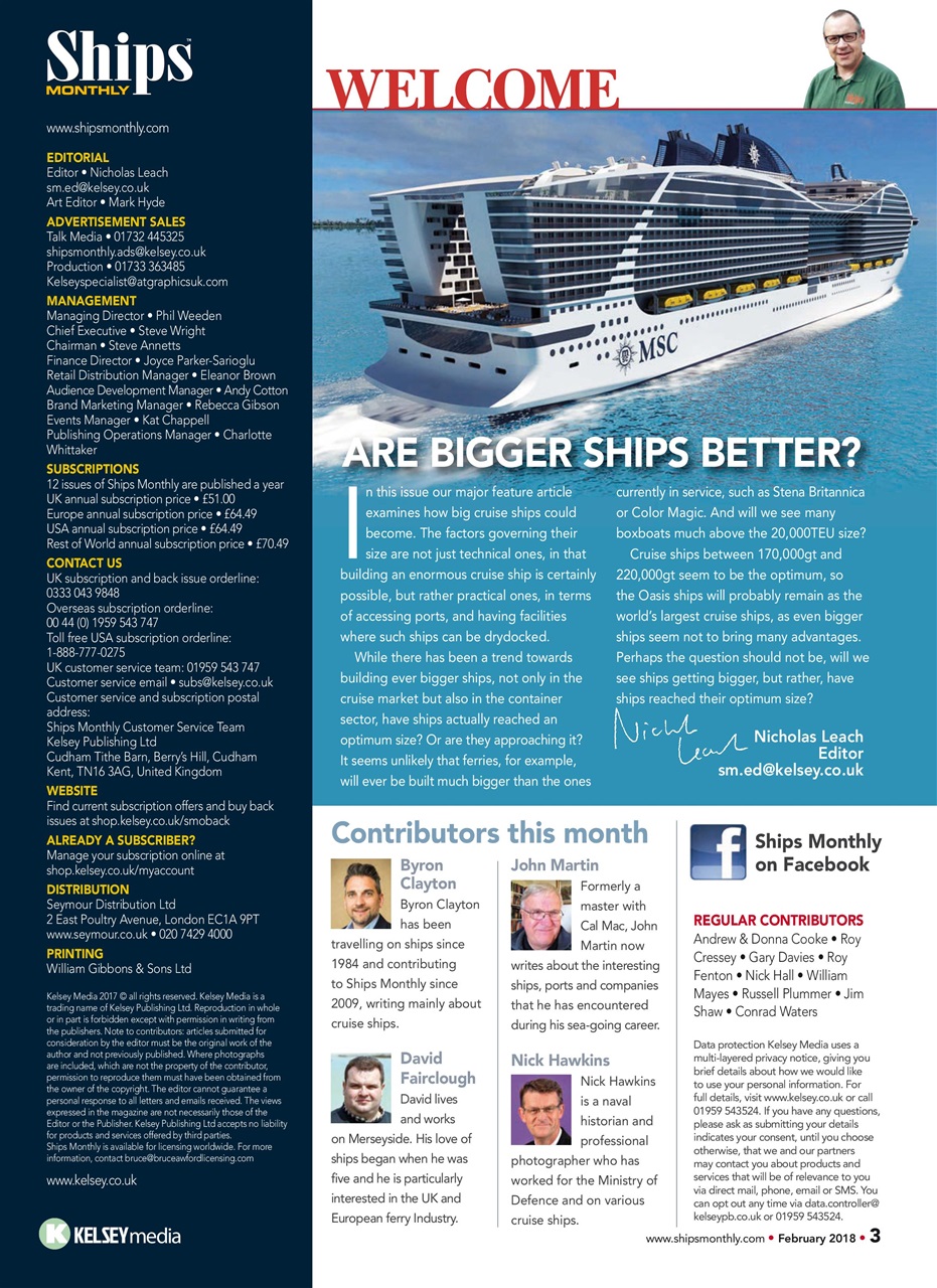 Ships Monthly Preview Pages