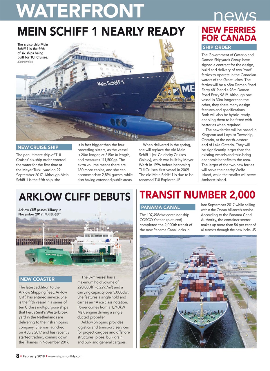 Ships Monthly Preview Pages