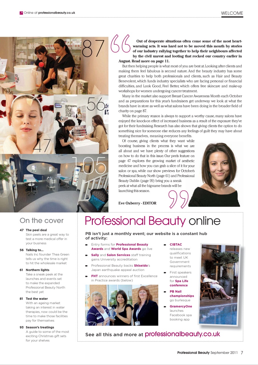 Professional Beauty Preview Pages