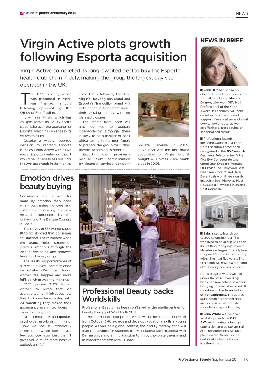 Professional Beauty Preview Pages