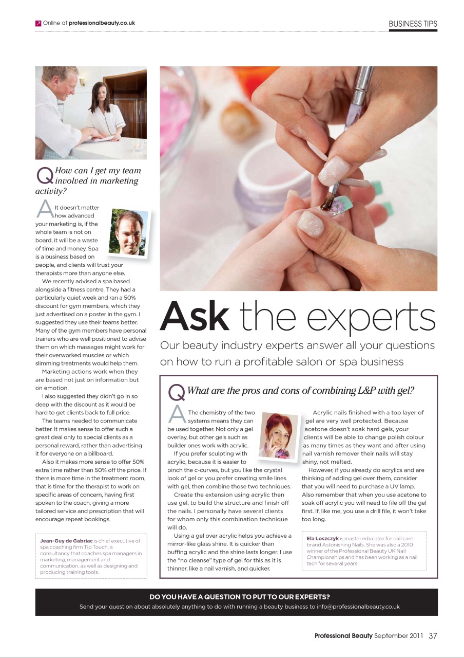 Professional Beauty Preview Pages