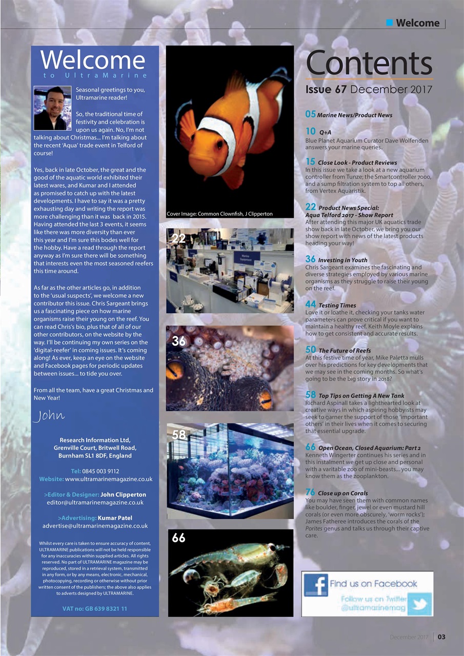 UltraMarine Magazine Preview Pages