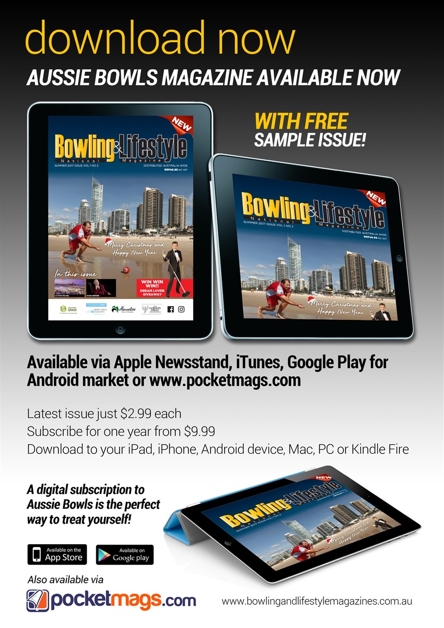 Australian National Bowling & Lifestyle Magazine Preview Pages