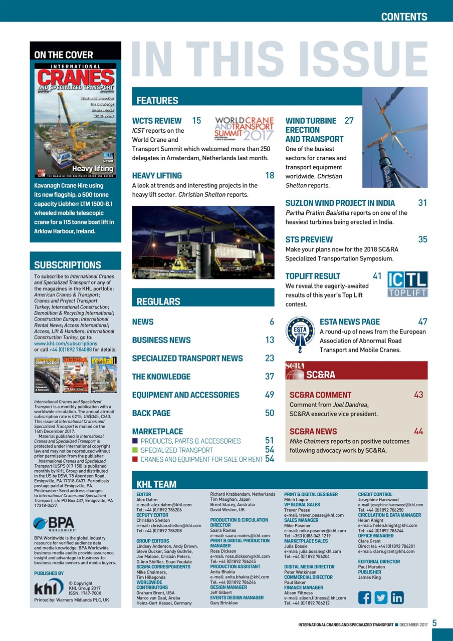 Int. Cranes and Specialized Transp Preview Pages