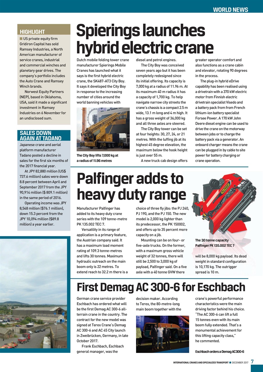 Int. Cranes and Specialized Transp Preview Pages