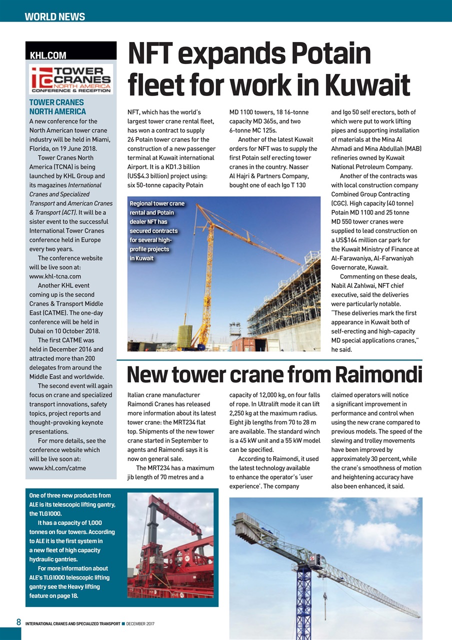 Int. Cranes and Specialized Transp Preview Pages