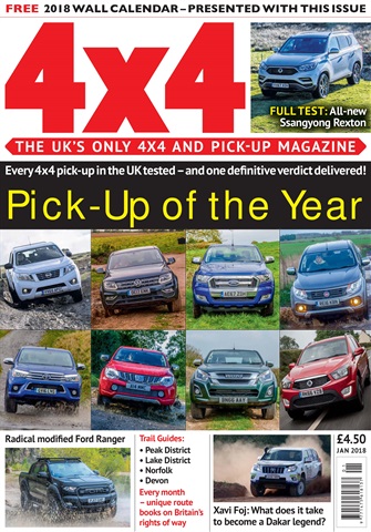 Overlander 4X4 issue January 2018