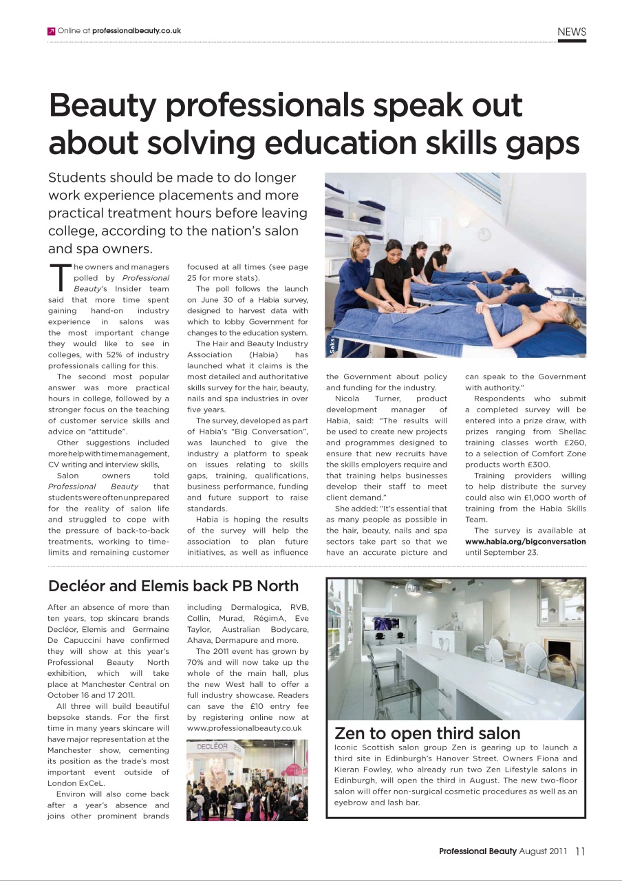 Professional Beauty Preview Pages