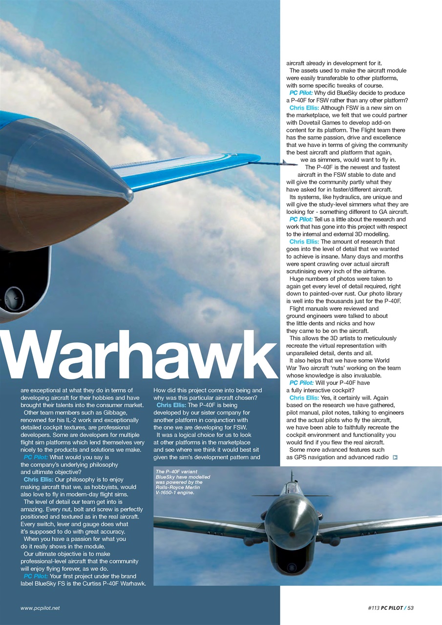 PC Pilot Preview Pages