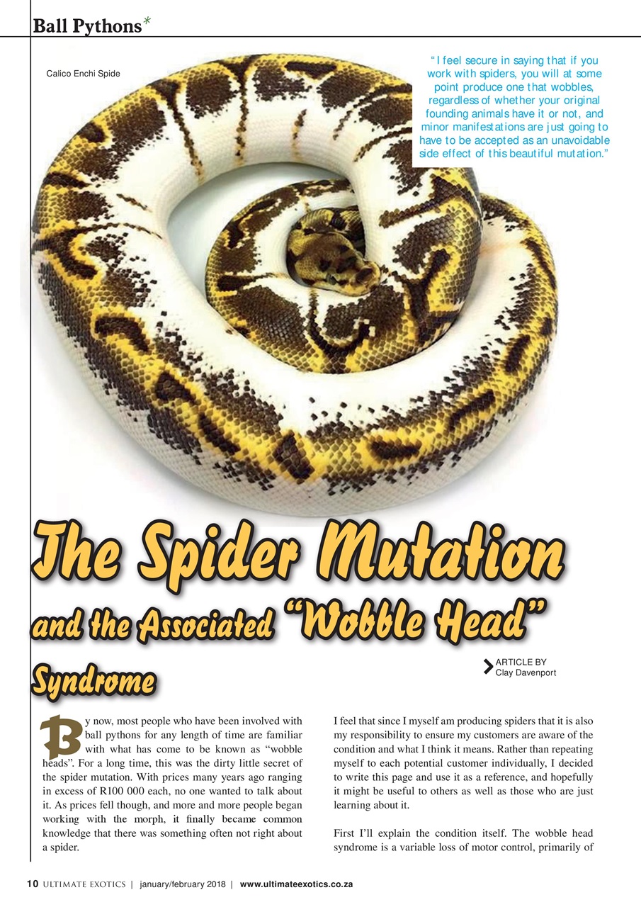 Ultimate Exotics Preview Pages