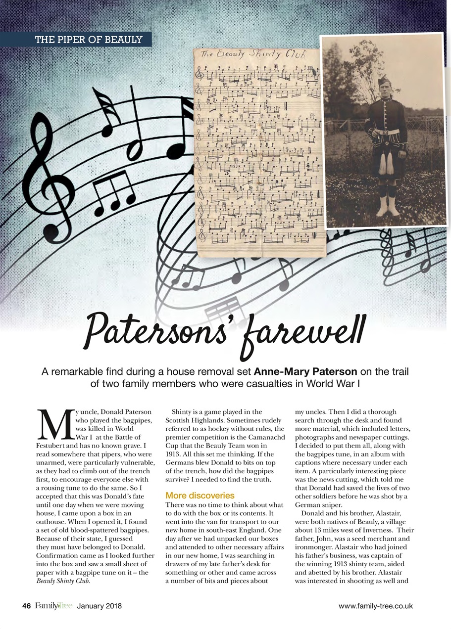 Family Tree Preview Pages