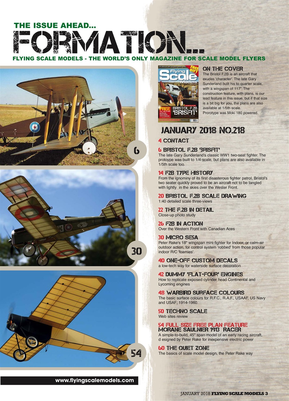 Radio Control Model Flyer Preview Pages