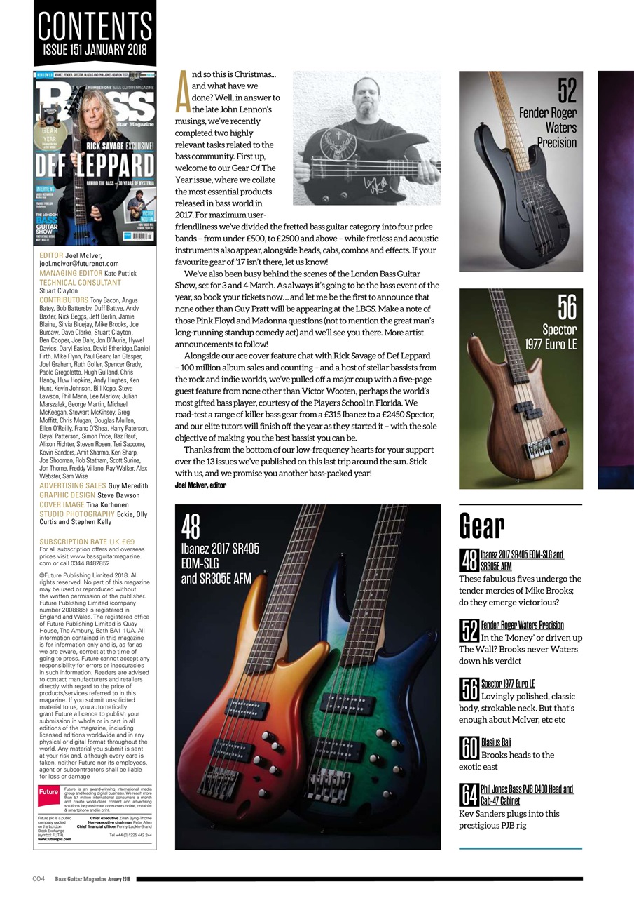 Bass Player UK Preview Pages