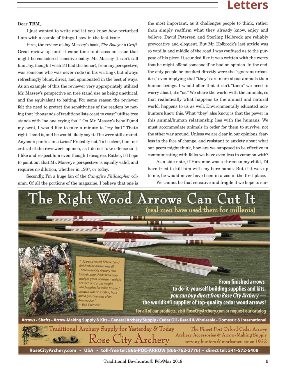 Traditional Bowhunter Magazine Preview Pages