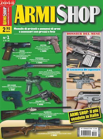 ARMI SHOP issue Gennaio 2018
