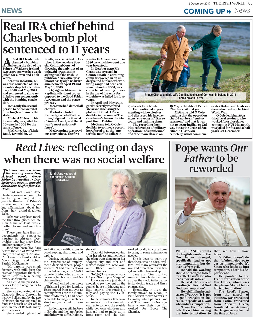 Irish World Preview Pages