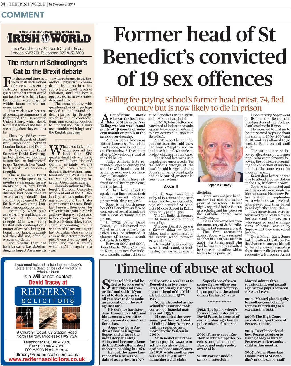 Irish World Preview Pages