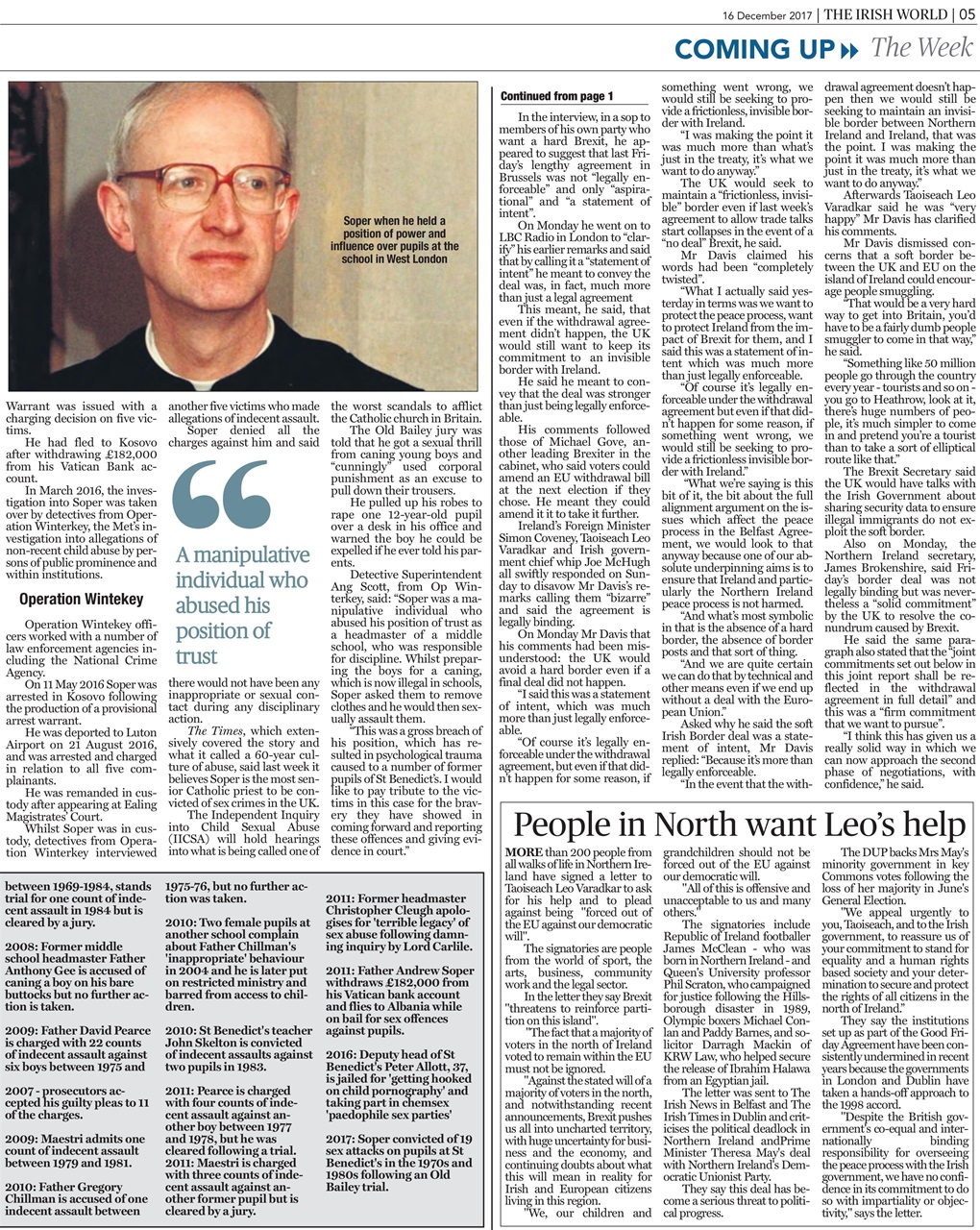 Irish World Preview Pages