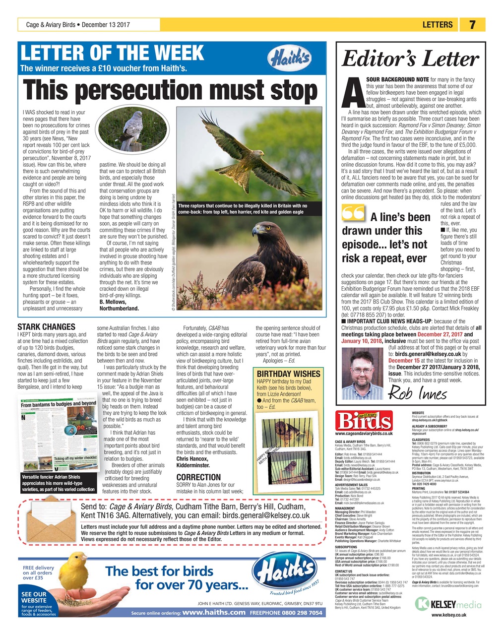 Cage & Aviary Birds Preview Pages