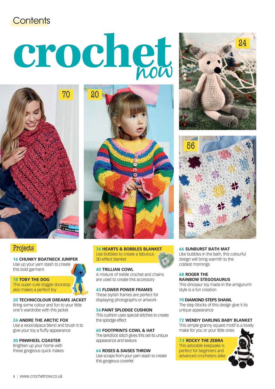 Crochet Now Magazine Preview Pages