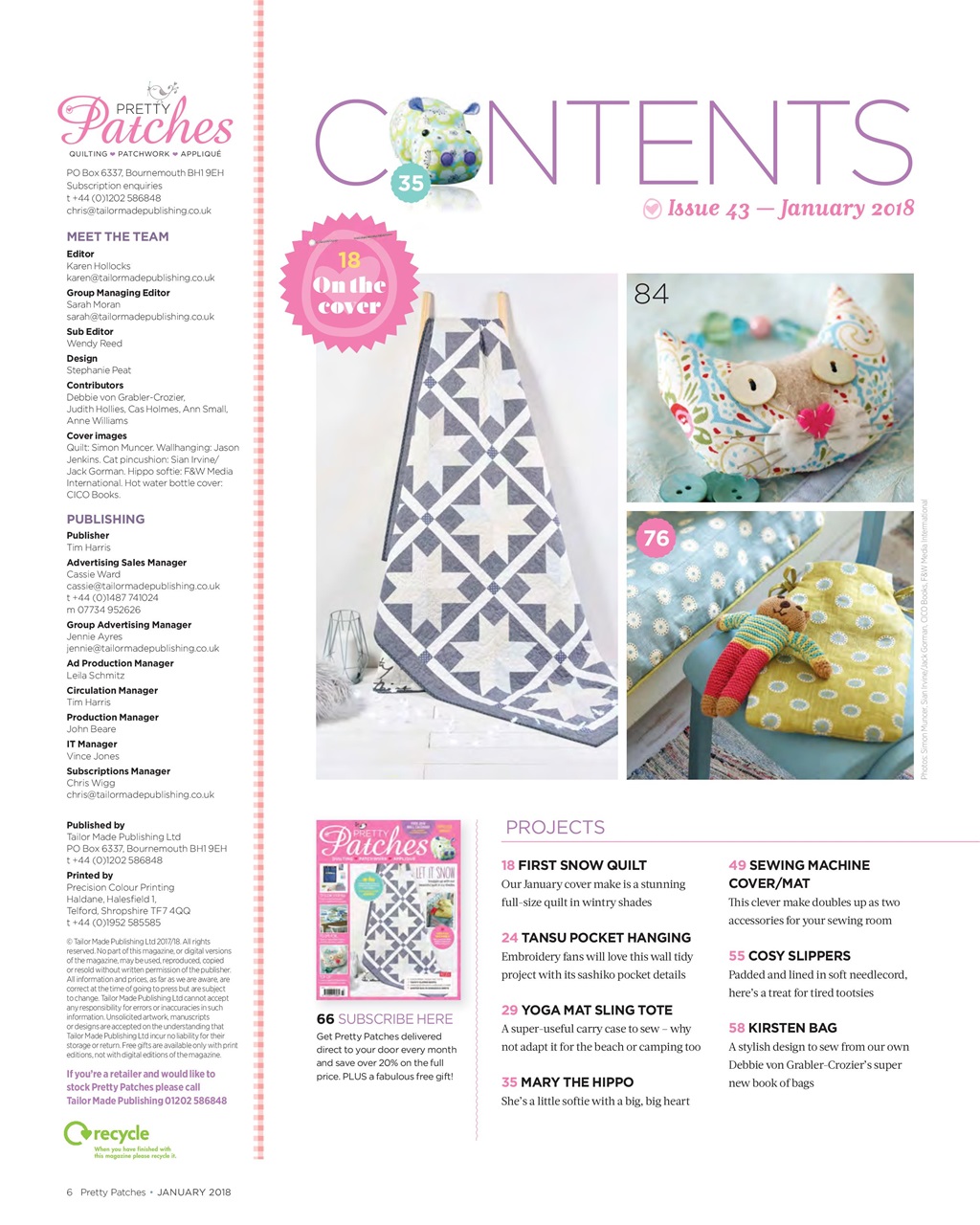 Pretty Patches Magazine Preview Pages