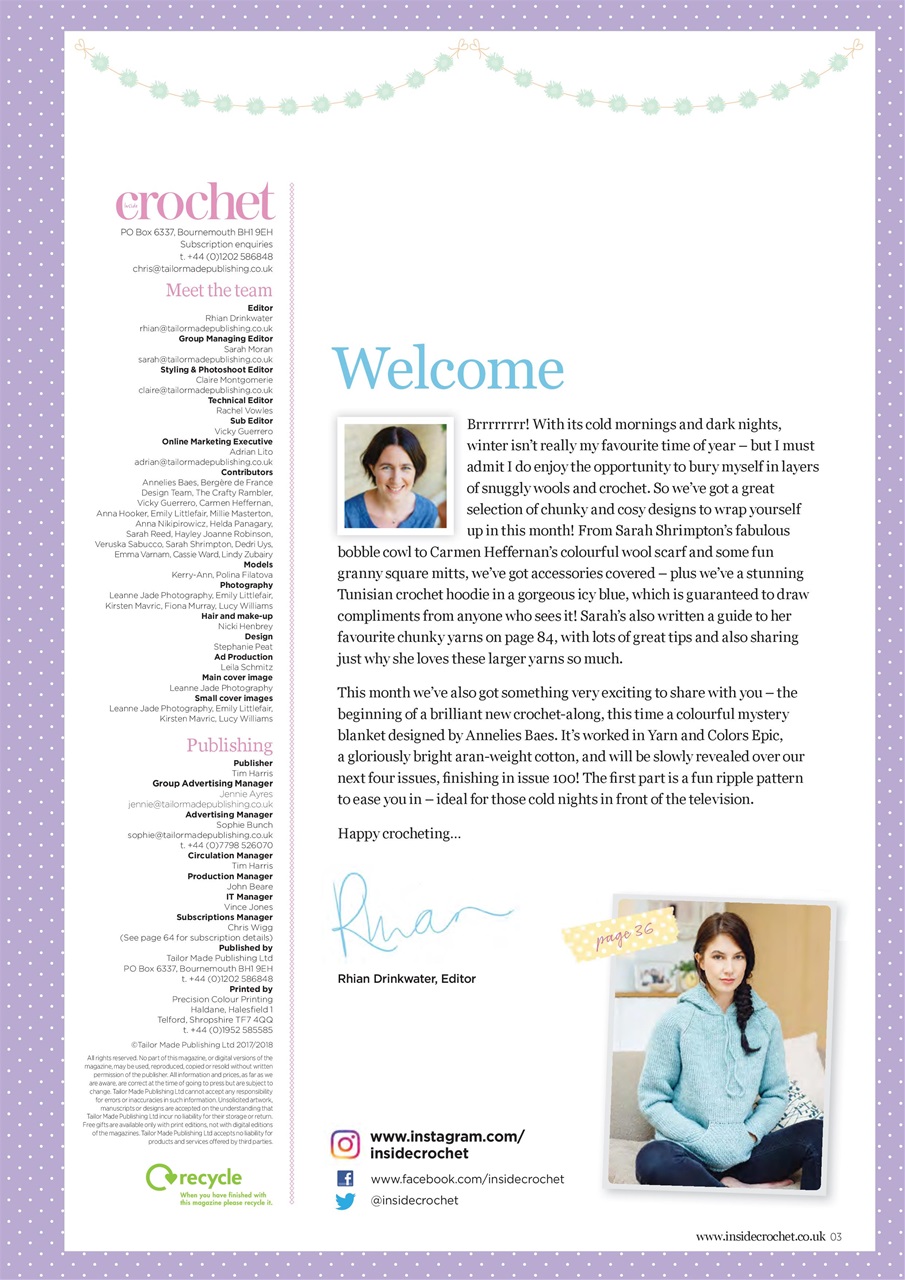 Inside Crochet Preview Pages