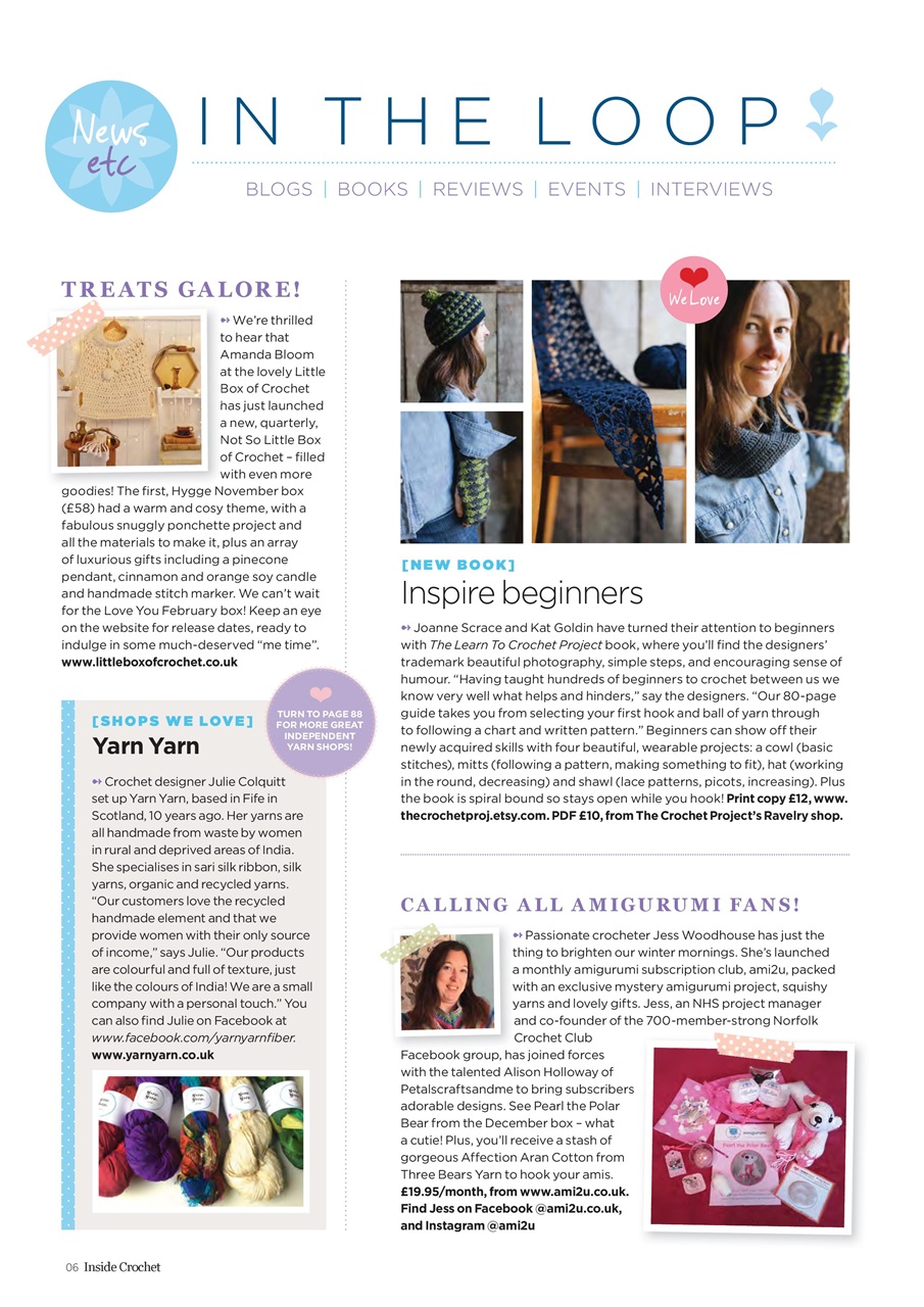 Inside Crochet Preview Pages