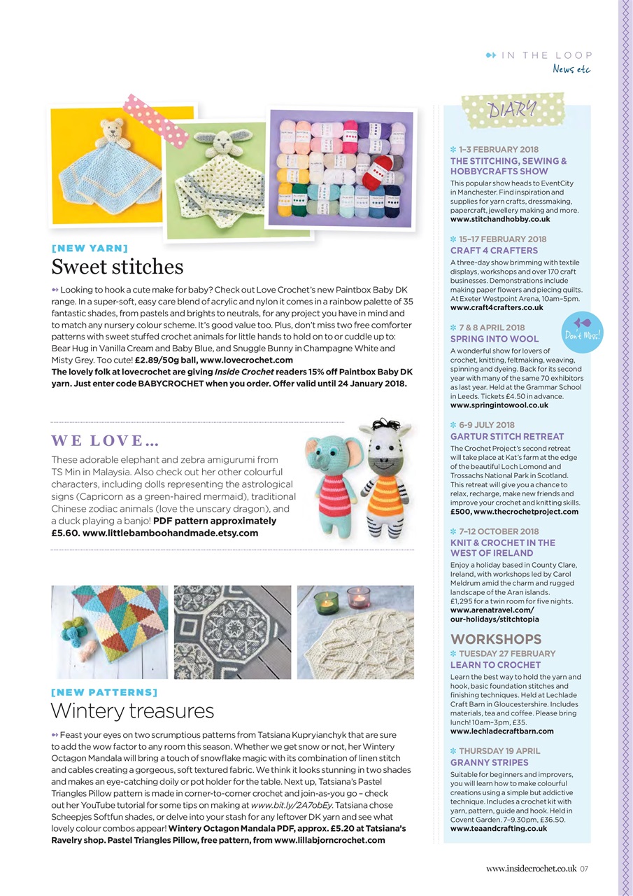 Inside Crochet Preview Pages
