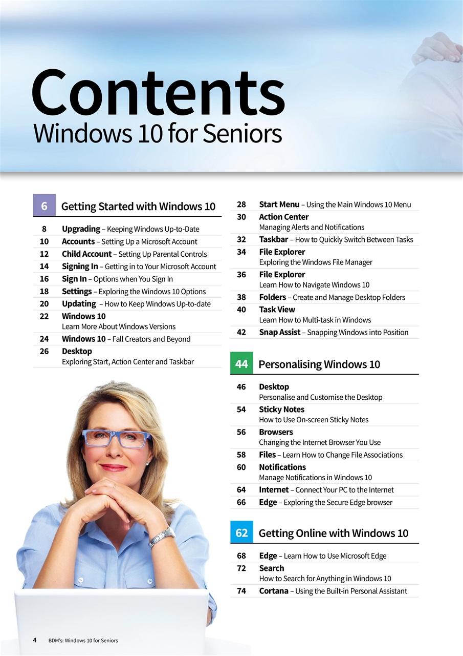 Tech for Seniors Preview Pages