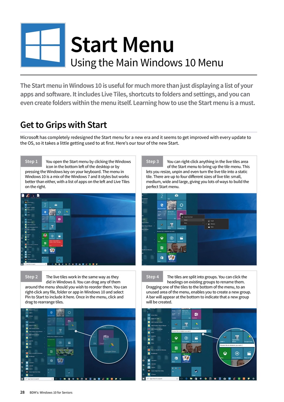 Tech for Seniors Preview Pages