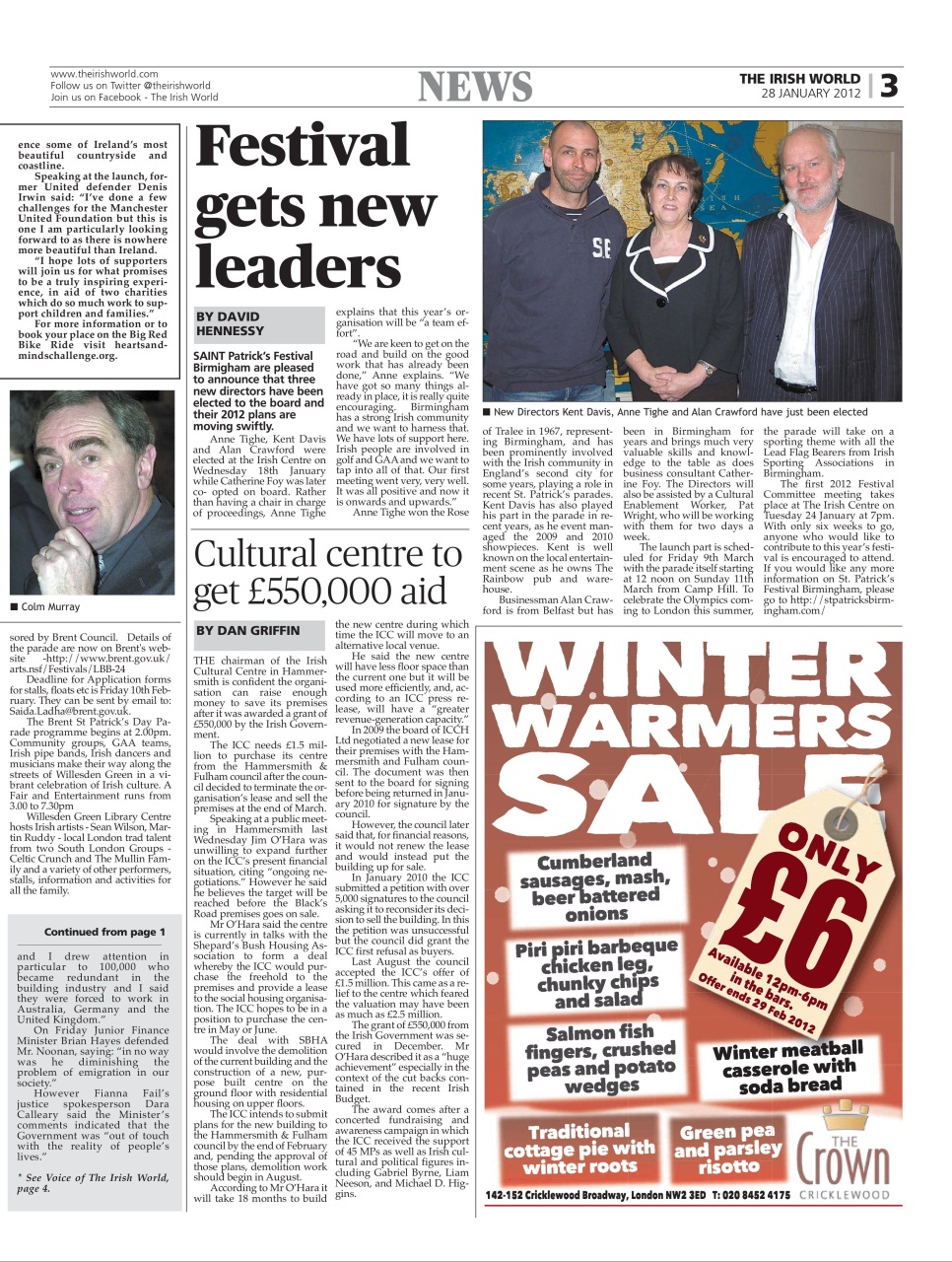 Irish World Preview Pages