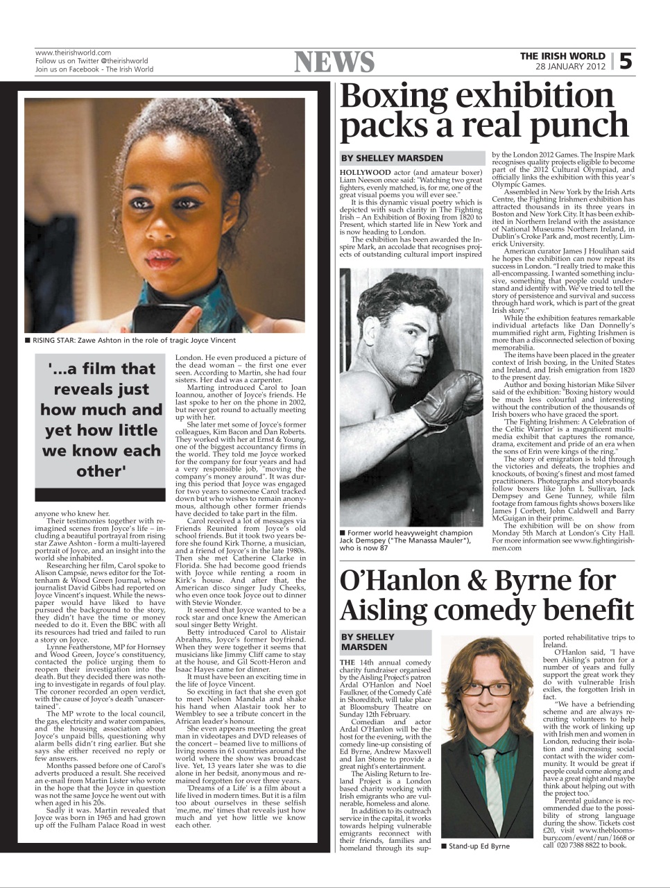 Irish World Preview Pages