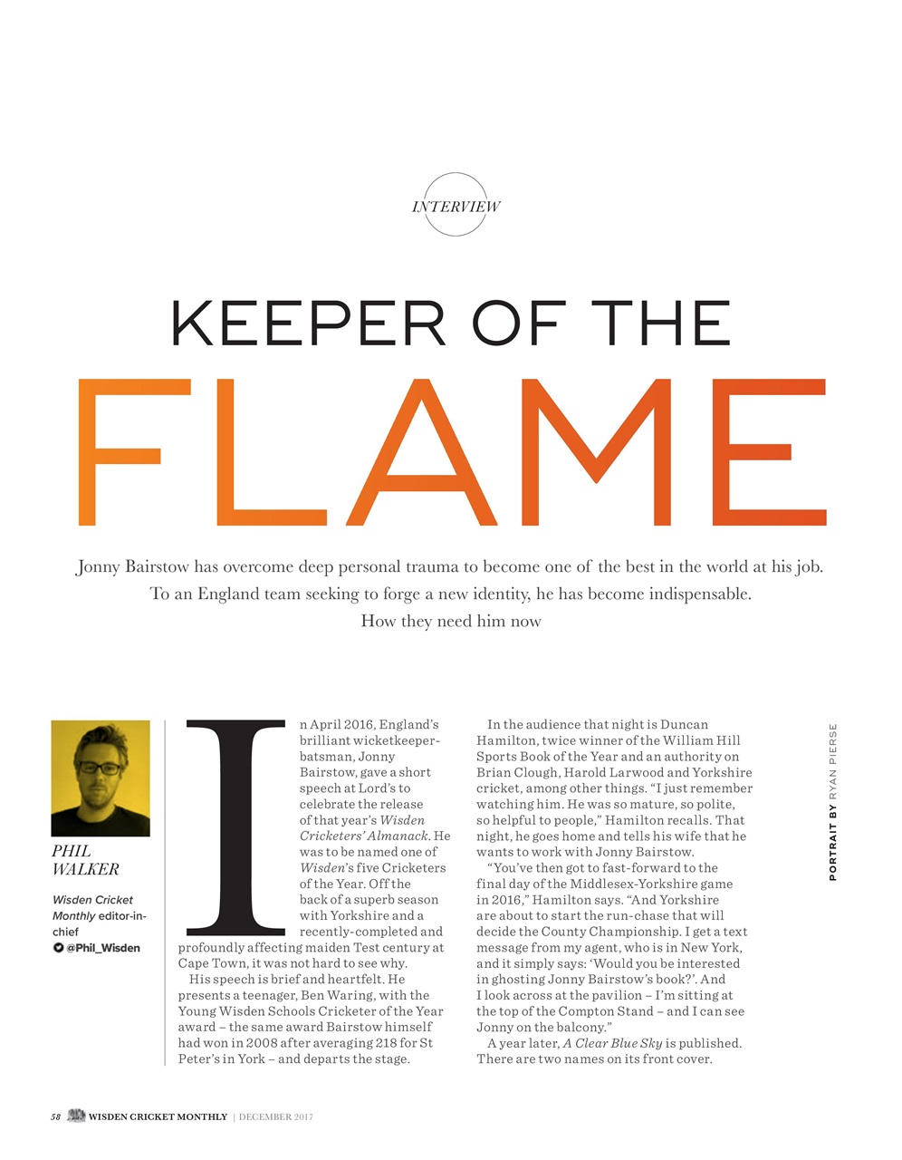 Wisden Cricket Monthly Preview Pages